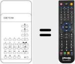 Ersatzfernbedienung für TC104