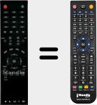 Replacement remote control for 1602014