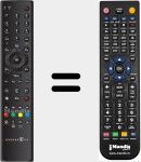 Replacement remote control for 2253-691