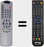 Replacement remote control for UH1187F