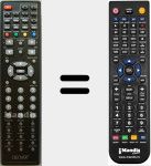 Replacement remote control for TFD3227M