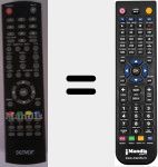 Replacement remote control for DMB110HD