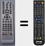 Replacement remote control for TFD1914MCWHITE