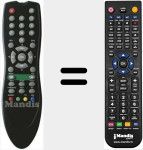 Replacement remote control for TR3001