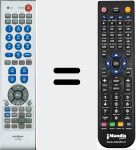 Replacement remote control for KK-Y296