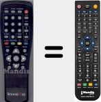 Replacement remote control for 1073