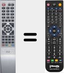 Ersatzfernbedienung f&uuml;r LCD-TC RC-E22