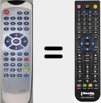 Replacement remote control for K20A-C2