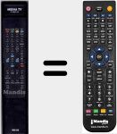 Replacement remote control for MM640