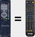 Replacement remote control for Otava002