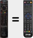 Replacement remote control for N2QAYB000114