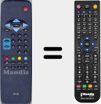 Ersatzfernbedienung f&uuml;r Quelle003