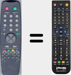 Ersatzfernbedienung für 00020058