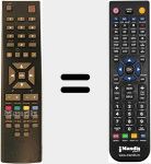 Ersatzfernbedienung f&uuml;r RC2445 (08000618)