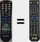 Ersatzfernbedienung f&uuml;r NATUSX922IIIDVBT (20463595)