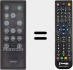 Replacement remote control for WIS026