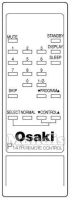 Original remote control OSAKI P147R