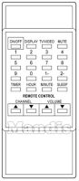 Original remote control MULTITECH REMCON133