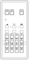 Original remote control ADMIRAL IR 16