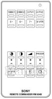 Originalfernbedienung SONY RM 604 B (A1009009A)