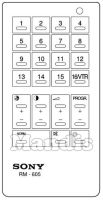 Originalfernbedienung SONY RM 605 (A1009022A)