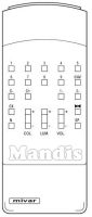 Original remote control MIVAR TT 8-99