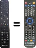 Replacement remote control Bauhn ATVU481015