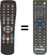 Replacement remote control TV421
