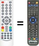 Replacement remote control AVANIT REMCON1273