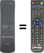 Gleichwertige Fernbedienung Sony WHV7125