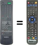 Gleichwertige Fernbedienung Sony SEC2416