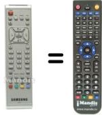 Gleichwertige Fernbedienung Samsung SEC14672