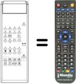 Replacement remote control TV Star ET 5101