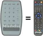 Replacement remote control OLIDATA L 17 CX