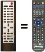 Replacement remote control AVIOUS LCD 20'