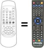 Replacement remote control RELISYS LT 30 C