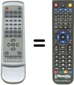 Replacement remote control TANGENT D-101