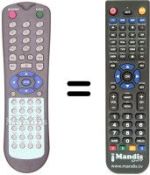 Replacement remote control CONTEL DRV 200