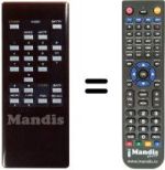 Replacement remote control DYNASAT DSR 1000