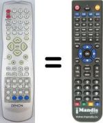 Replacement remote control HVS54675