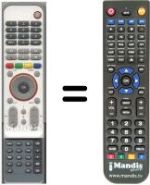 Replacement remote control HVS53553