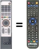 Replacement remote control HVS53486