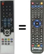 Gleichwertige Fernbedienung Samsung HVS54915