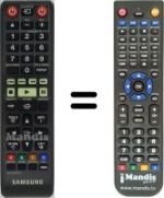 Gleichwertige Fernbedienung Samsung HVS59065