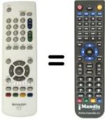 Replacement remote control 010190