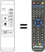Replacement remote control 143.9.4100.62282