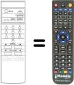Replacement remote control 55 TLC