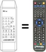 Replacement remote control Televideon 95199 K1