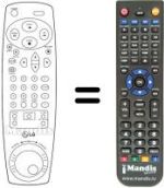 Gleichwertige Fernbedienung LG AF-499 P
