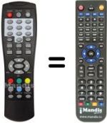 Replacement remote control MPMAN DVB-T 2019